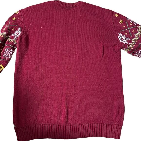 Game of Thrones ~ Burgundy Sweater ~ “I Drink and I Know Things” ~ size Large - Picture 9 of 11